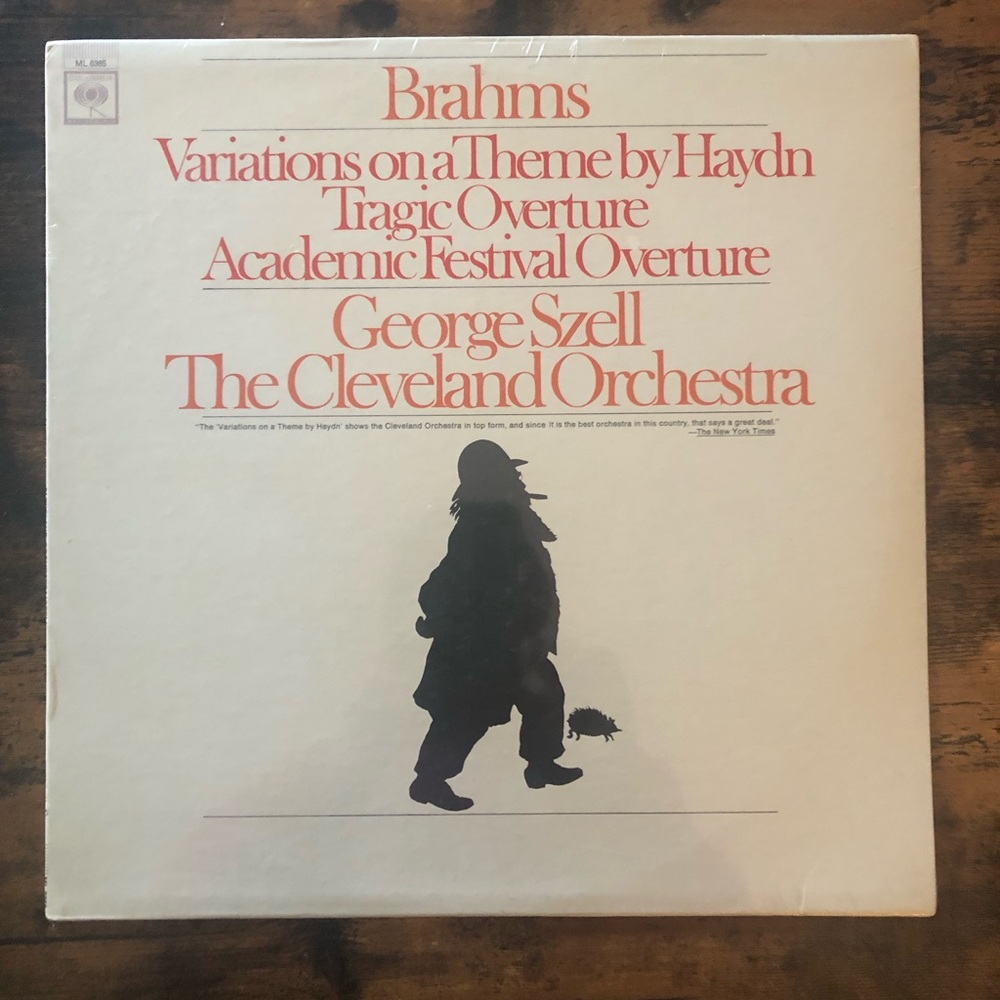 Vinyl Brahms George Szell The Cleveland Orchestra